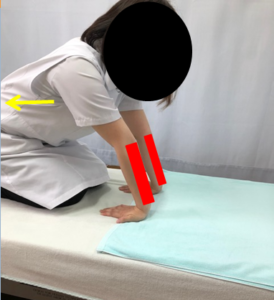 前腕正面のストレッチ②